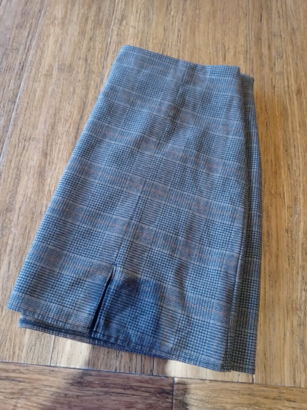 OLD NAVY heritage mini skirt in brown check (L) - Picture 6 of 14